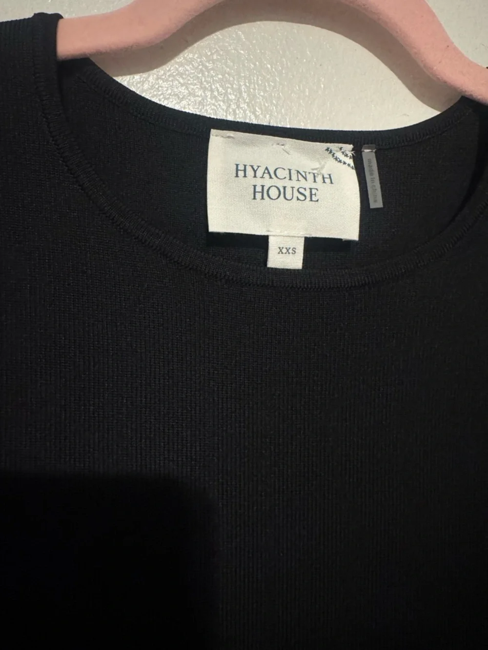 NWOT HYACINTH HOUSE TUCKERNUCK $178 Black Knit Giavanna Lace Maxi Dress XXS - Picture 9 of 13